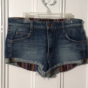 Joe’s Jean Shorts with Funky Pockets